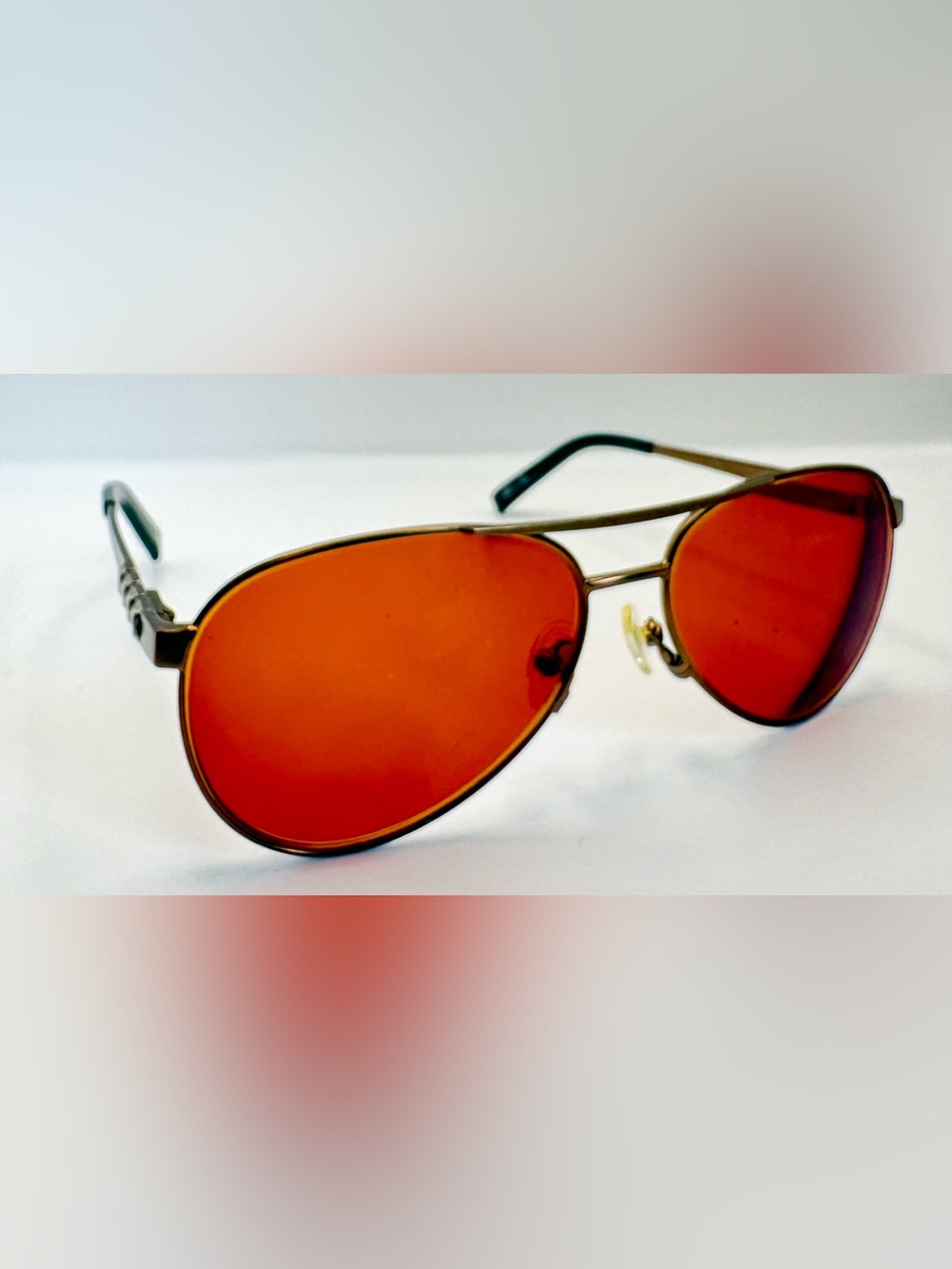 Zenni Brown Pilot Metal Sunglasses Frames Only